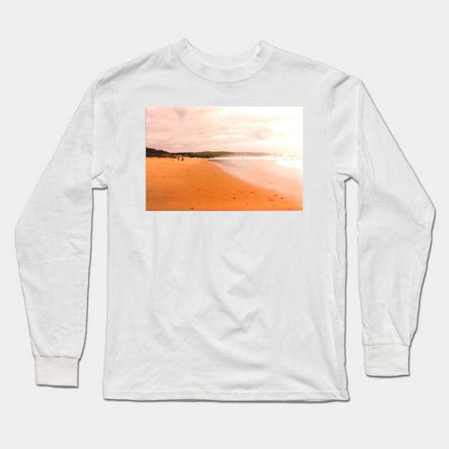 Beach near Melbourne, Australia Long Sleeve T-Shirt by Tess Salazar Espinoza